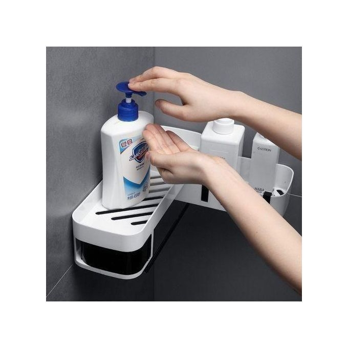 product_image_name-Generic-Etagère De Douche Salle De Bain - Blanc-6