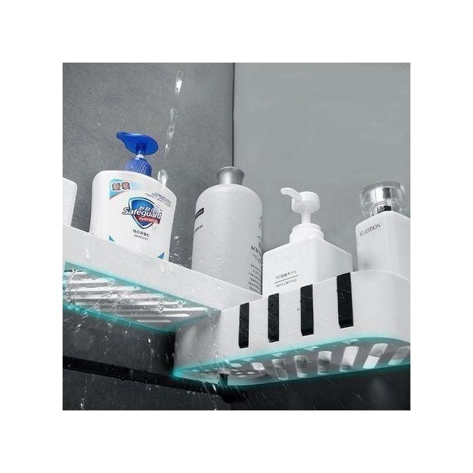product_image_name-Generic-Etagère De Douche Salle De Bain - Blanc-3