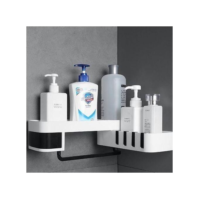 product_image_name-Generic-Etagère De Douche Salle De Bain - Blanc-7