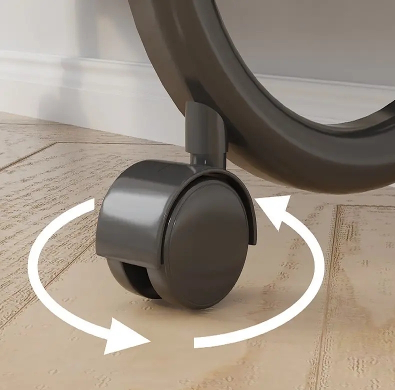 3/4层旋转鞋架带360°万向轮和可爱环形把手 - 节省空间的收纳神器，适用于小户型、玄关及公寓 | 轻松移动，无杂乱，实用又有趣的鞋子存储解决方案 商品详情 12