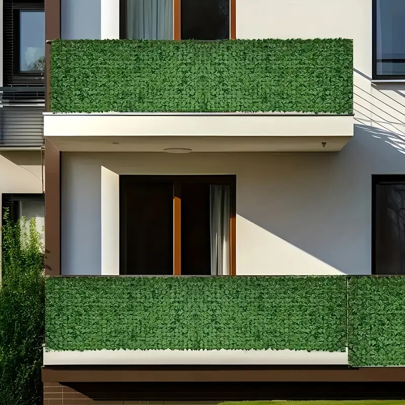 6件套,300厘米x50厘米迷人户外仿真常春藤隐私围栏板 - 抗紫外线耐用塑料绿屏风,适用于室内/室外,易挂墙面装饰,露台、花园、阳台、后院,自然悬挂藤蔓,感恩节装饰佳品 商品详情 3