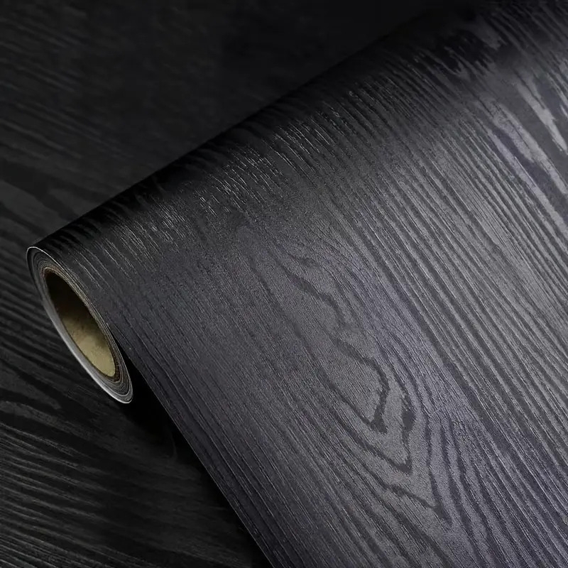 1 卷木纹壁纸防油贴纸，自粘壁纸接触纸可拆卸墙贴剥离，适用于厨房浴室背景墙书桌电器家具贴纸，厨房防水防油，乙烯基薄膜加厚耐热贴纸 商品详情 1