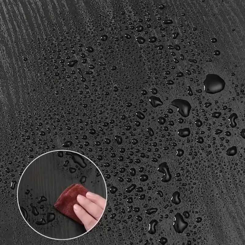 1 卷木纹壁纸防油贴纸，自粘壁纸接触纸可拆卸墙贴剥离，适用于厨房浴室背景墙书桌电器家具贴纸，厨房防水防油，乙烯基薄膜加厚耐热贴纸 商品详情 11