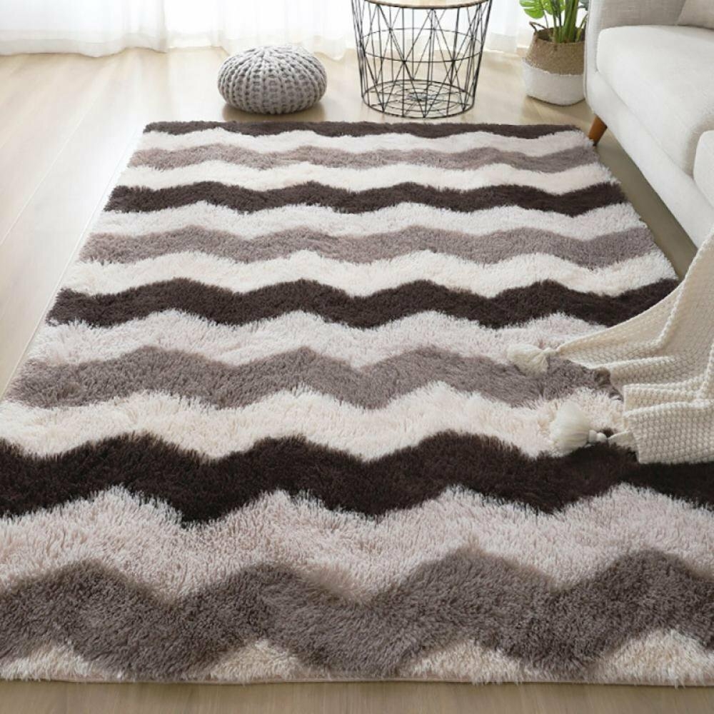 Soft Shaggy Rugs for Girls Room Decor, Girls Bedroom Rug, Tie dye Kids Rug, Plush Fluffy Rug Fuzzy Carpet for Princess Children Teen Baby, Cute Colorful Rug for Nursery Dorm