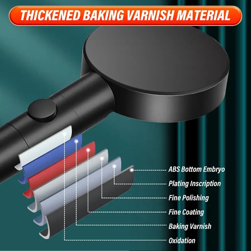 shower head and hose 2m high pressure shower heads handheld shower head with 6 spray water saving shower heads with filter core accessory set showerhead and hose set for adult children bathroom details 4