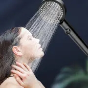 shower head and hose 2m high pressure shower heads handheld shower head with 6 spray water saving shower heads with filter core accessory set showerhead and hose set for adult children bathroom details 0