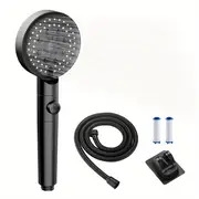 shower head and hose 2m high pressure shower heads handheld shower head with 6 spray water saving shower heads with filter core accessory set showerhead and hose set for adult children bathroom details 7