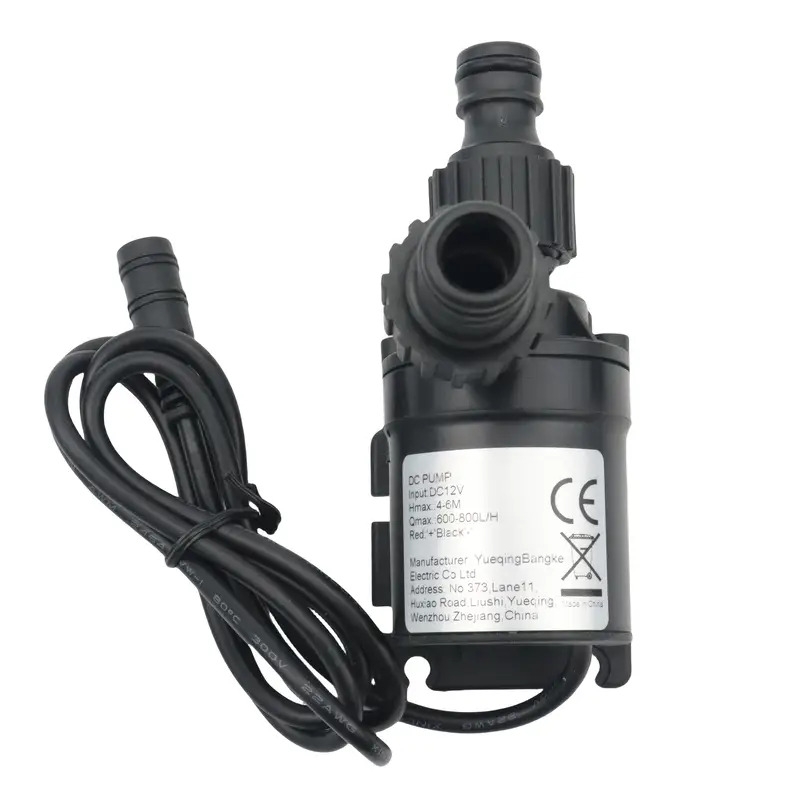 1个  12v/24v/36v高流量水泵 - 800l/h重型水族馆、池塘、喷泉、鱼缸、海洋循环泵，带快速接头连接器，无刷电机，紧凑设计适用于淡水/海水 - 适合大型水箱和池塘 - usb供电（ 12v/24v/36v）- 兼容 12v/24v/36v电源 商品详情 3