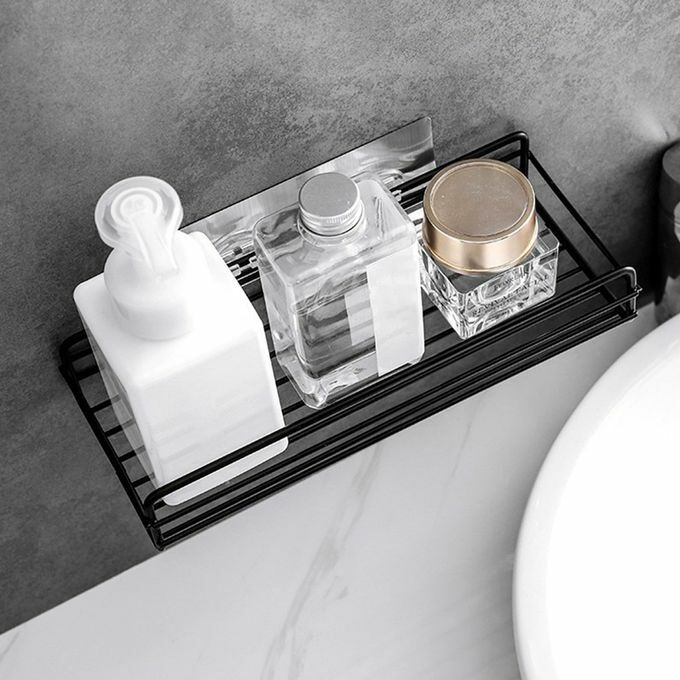 product_image_name-Generic-Bathroom Shower Storage Organizer Shower Rack -1Pc & 2 Hooks-7