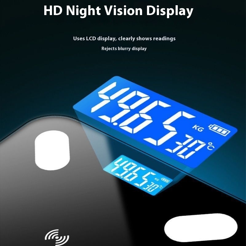 Intelligent Digital Body Fat Scale for Personal Body Weight Measurement and BMI Analysis