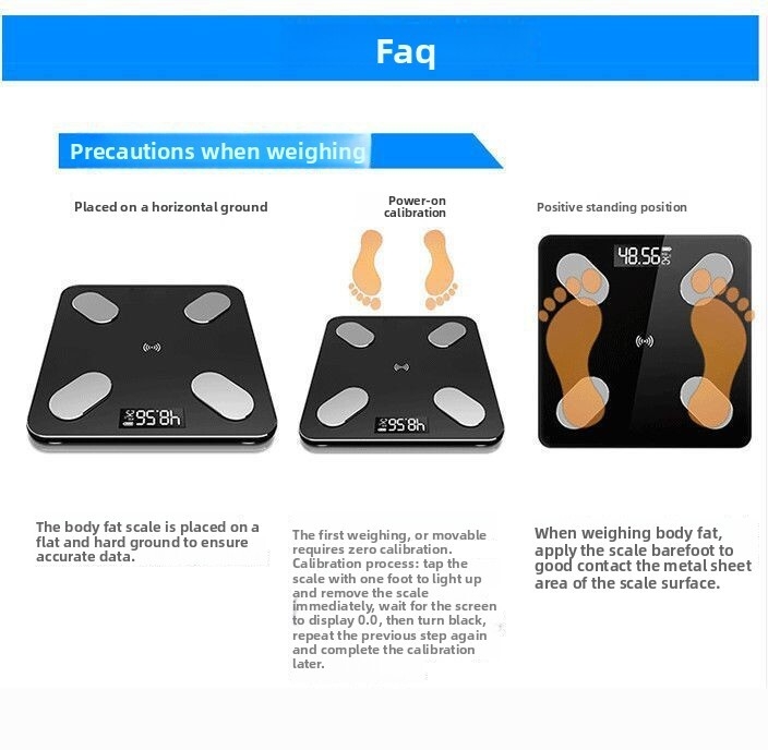 Intelligent Digital Body Fat Scale for Personal Body Weight Measurement and BMI Analysis