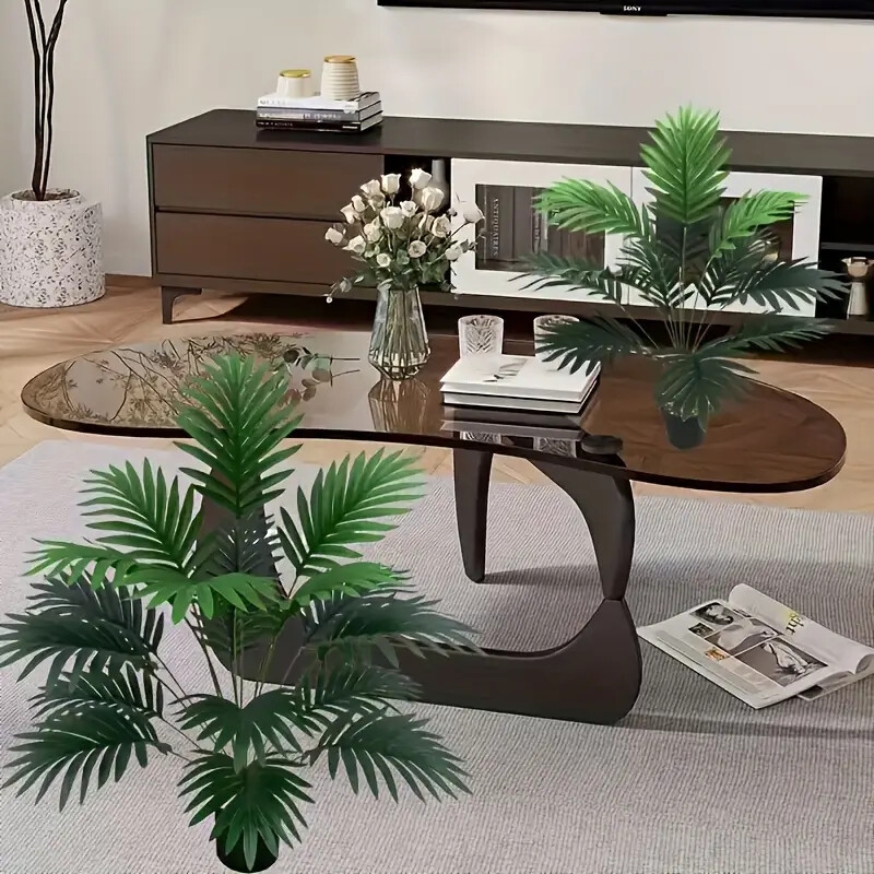 2套逼真的人造植物，带有长茎和大胆的叶子-时尚的家居和花园装饰，适用于婚礼、节日、派对（室内/室外使用） 商品详情 2