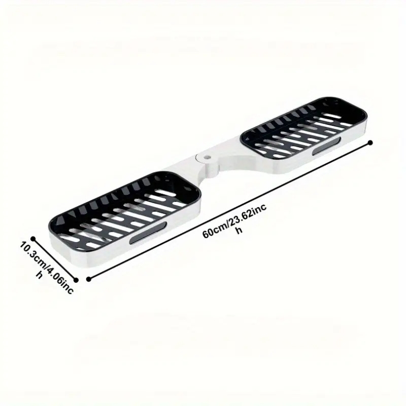 1件重型角落置物架 - 无需钻孔免损伤安装,节省空间的浴室、厨房、淋浴间悬浮搁板 - 现代白色角落储物架(易于组装),浴室搁板,厨房整理,现代设计,光滑表面,耐用塑料,悬浮搁板 商品详情 1