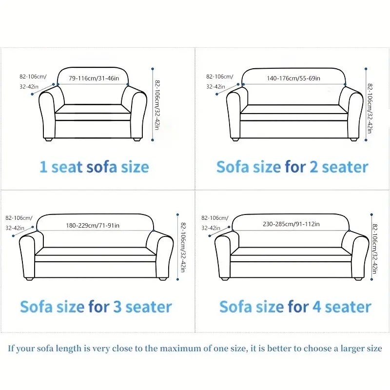 1pc knitted thickened stretch sofa slipcover elastic non slip sofa cover furniture protector for bedroom office living room home decor 2