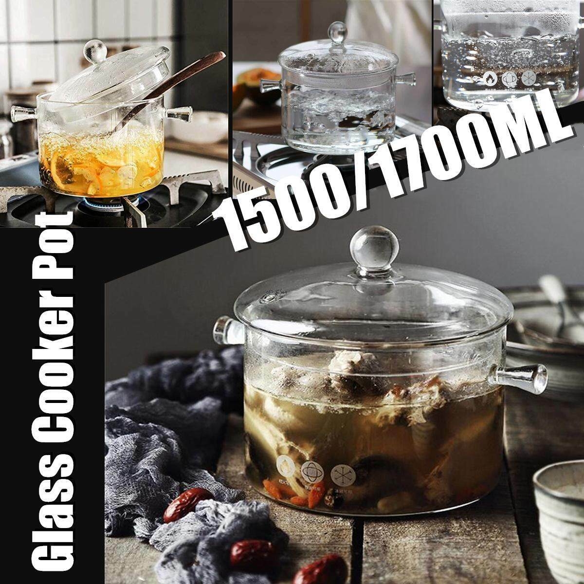 Heat Resistant Glass Soup Porridge Pot