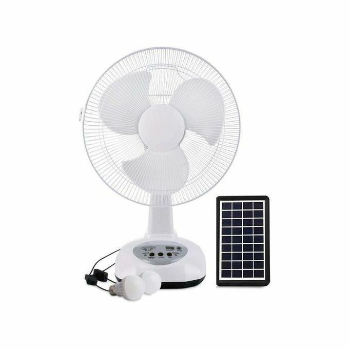 product_image_name-Generic-Ensemble Ventilateur à Charge Solaire Avec Lumière-1