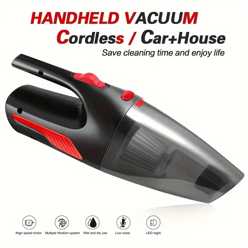home car dual use high power handheld wireless car vacuum cleaner usb charging wireless mini car vacuum cleaner details 3