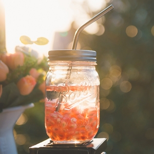 2 4 8Pcs Colorful Reusable Drinking Straw High Quality 304 Stainless Steel Metal Straw with Cleaner