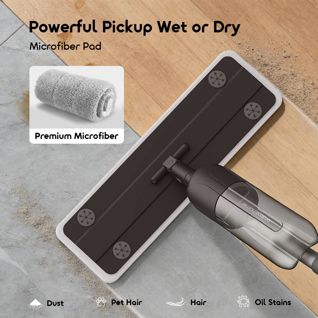 oraimo Spray Mop MistGlide OHCS-001 3 microfiberpad