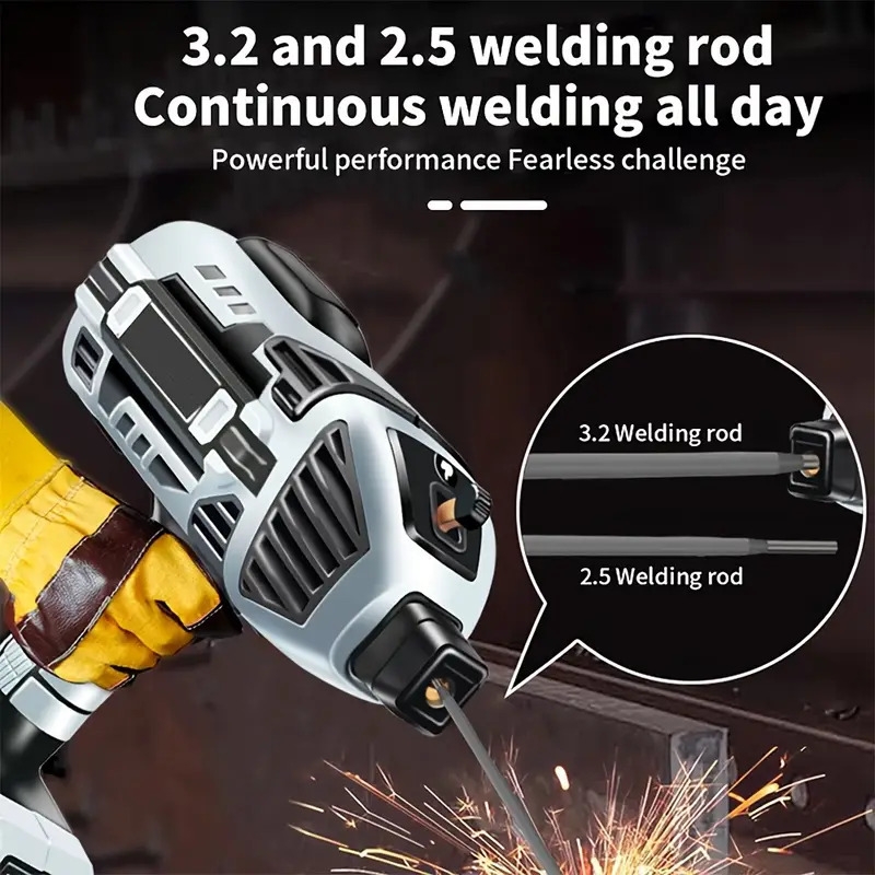 110v handheld arc welder digital intelligent current thrust electrodes 4600w handheld arc welder home electric welder fully automatic smart welder details 4