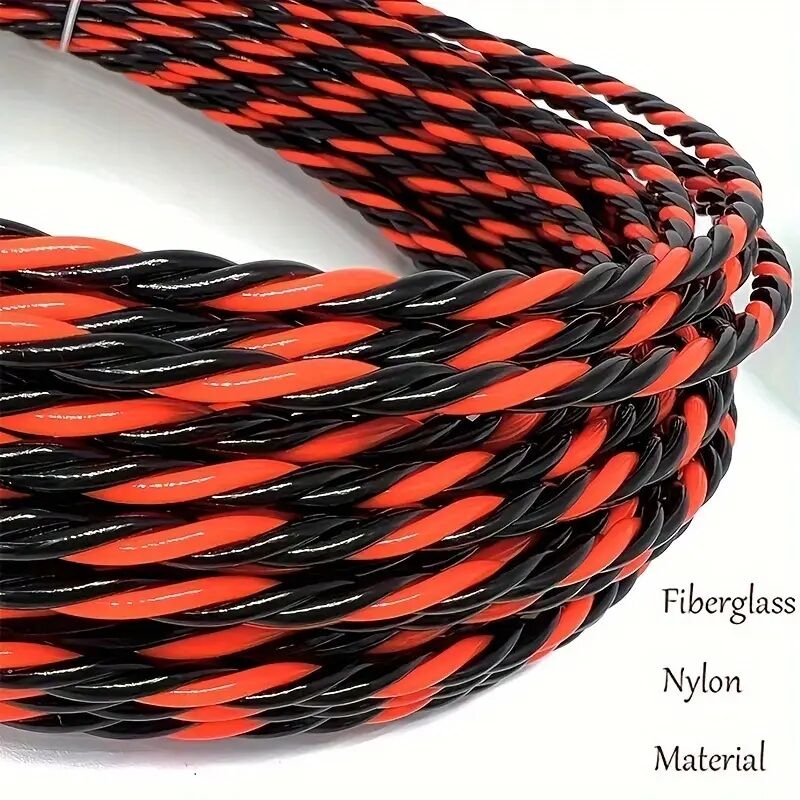 electricians wire puller tool steel non braided   metal connectors flexible material for easy cable insertion and extraction details 4