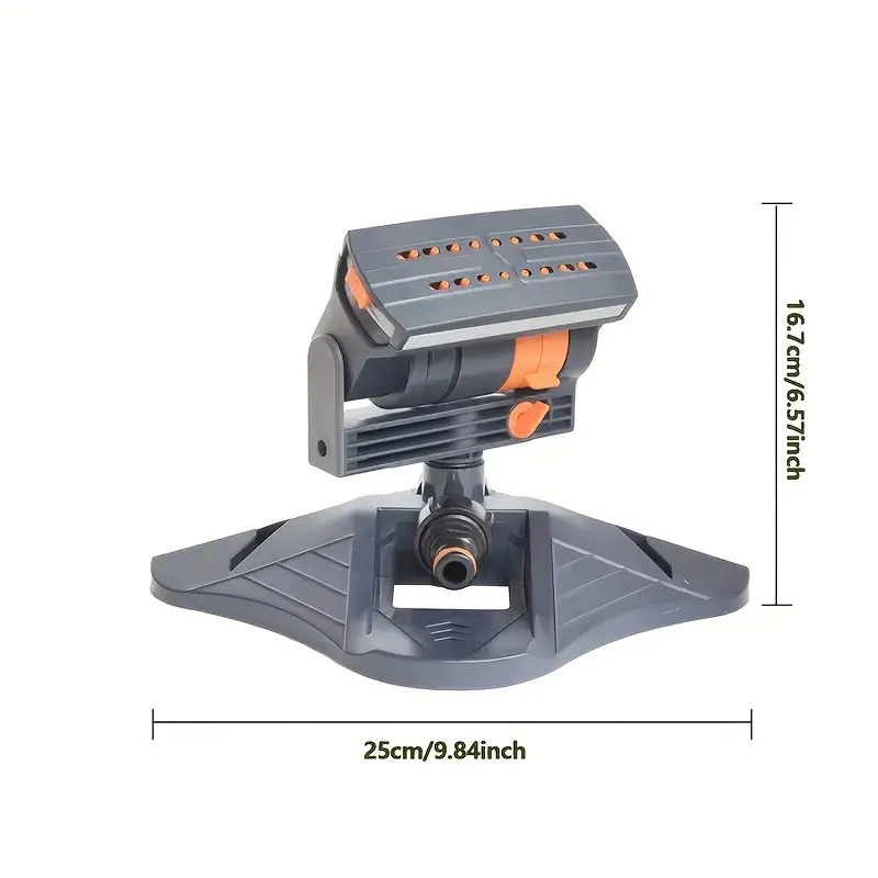 1个带16喷嘴的花园洒水器， °可旋转调节头，自动灌溉系统，覆盖范围广，易于安装，无需电力，适用于草坪和花园浇水 商品详情 2