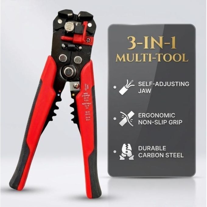 product_image_name-Generic-Multi-function Electrician Quick Wire Stripper-Adjusting Wire Stripper-Red-2