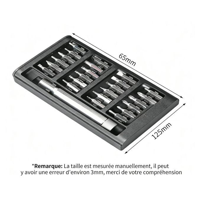 product_image_name-Generic-Ensemble de tournevis de précision en alliage 25-en-1 Outil de réparation magnétique mini-7