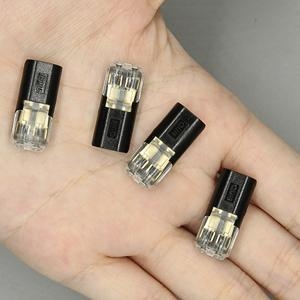 Double-Wire Plug-in Connector Led Light Strip Connectors 2 Pin, Low Voltage Wire Connector with Locking Buckle, Fast Connect Plugs Led Connectors for Strip Lights,Lead strip automotive wiring electricity Power Distribution Secure,Diy-YY