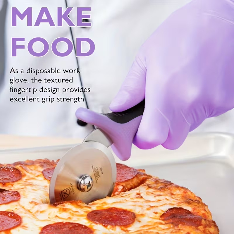 30pcs purple vinyl nitrile gloves latex free powder free non sterile lightweight durable for household cleaning pet care beauty salons and women Product details 2
