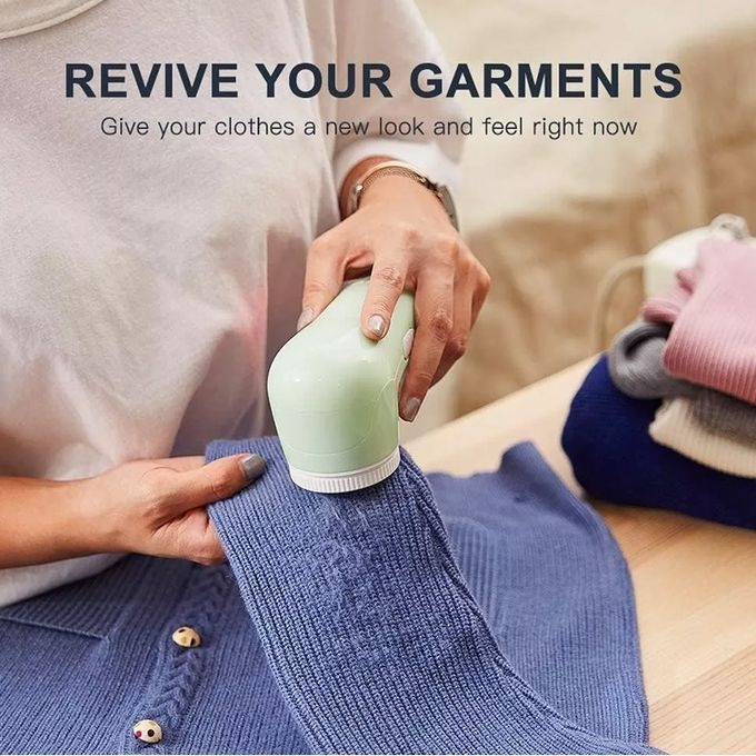 product_image_name-CYFAZA-Fabric Shaver And Lint Remover, Sweater Defuzzer With Replaceable Blades, USB Charging-2