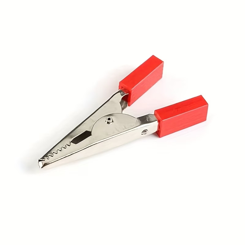 16pcs testing alligator clip set red and black durable iron construction suitable for cars campers Product details 1