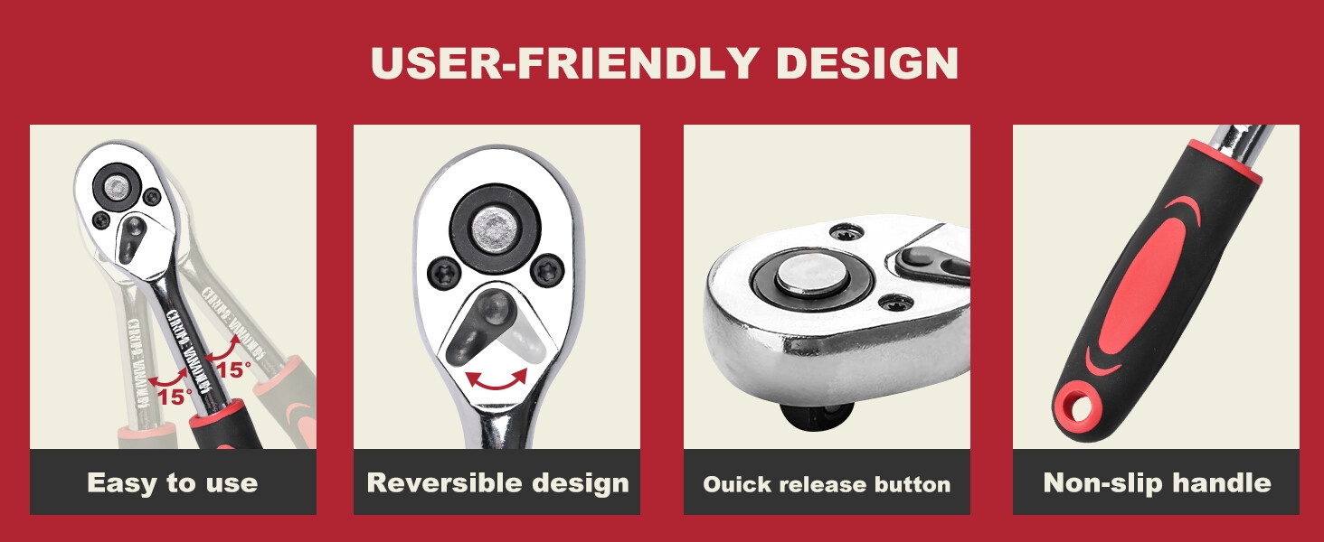 46 PCS Socket Wrench Set