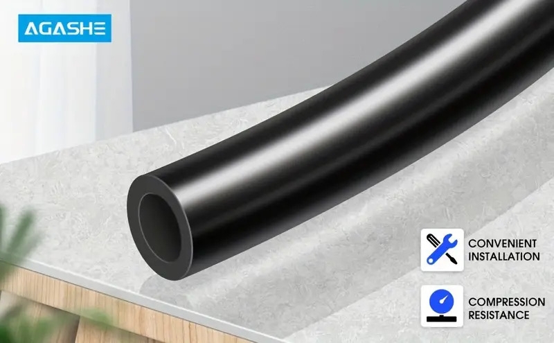 空气管套件,1/4 英寸(6.35 毫米)外径 x 32.8 英尺聚氨酯 pu 管和推入式连接配件,14 件压缩管和配件套件 商品详情 0