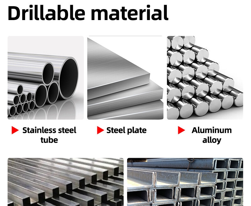 8pcs Drilling Crown for Stainless Steel TCT Hole Saw Set Tungsten Carbide Tipped Drill Bits for Metal Alloy Iron