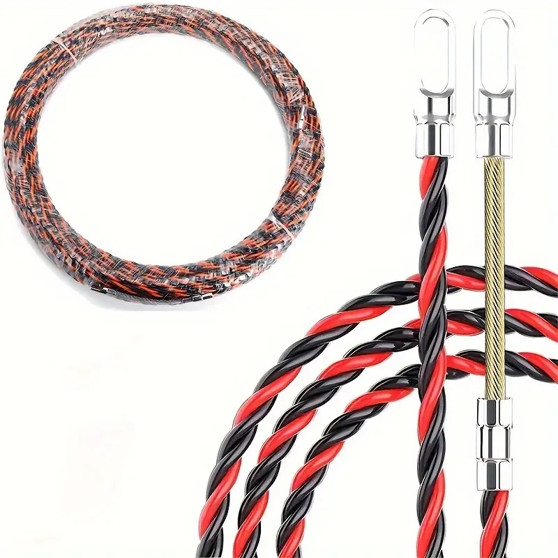 electricians wire puller tool steel non braided metal connectors flexible material for easy cable insertion and extraction 9