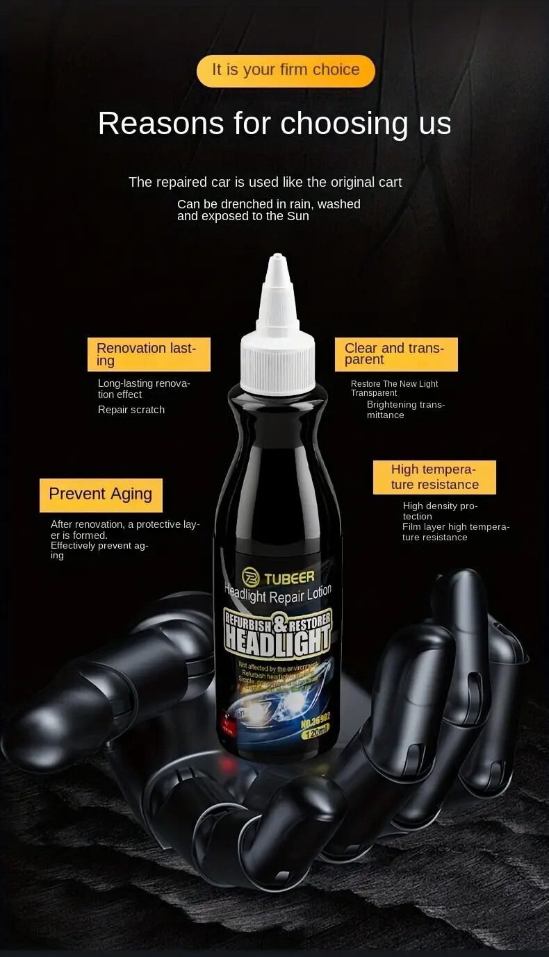 car headlight repair liquid universal heat resistant long lasting protective headlight repair car headlight renovation repair agent details 2