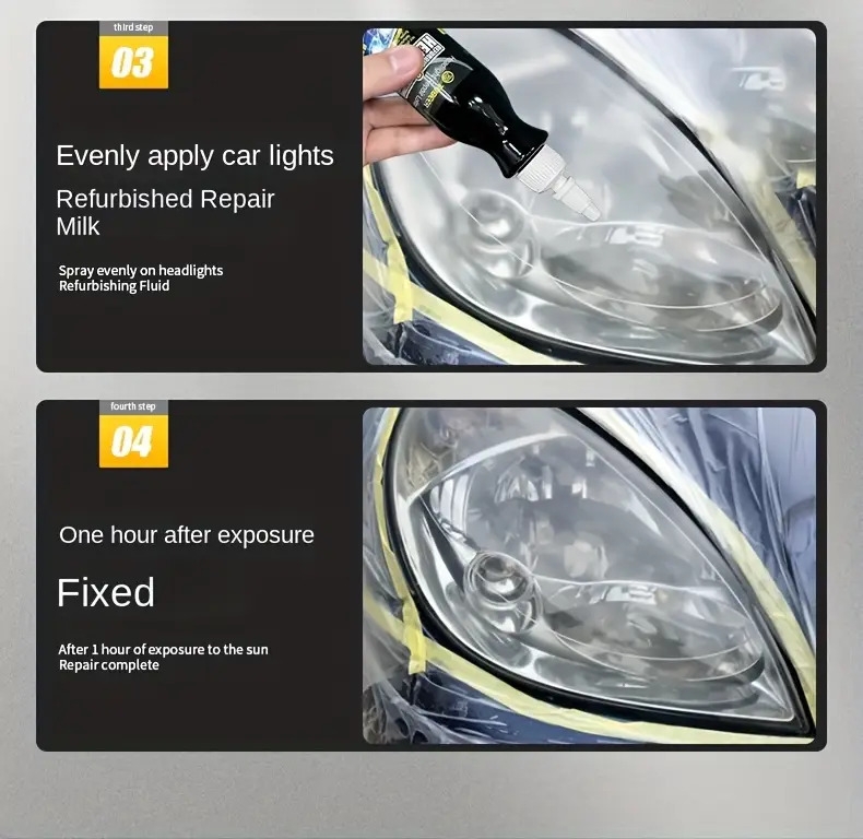 car headlight repair liquid universal heat resistant long lasting protective headlight repair car headlight renovation repair agent details 12