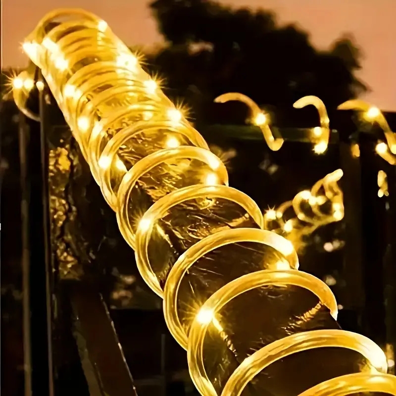1包usb绳管灯led管子灯，50/ /200led室内户外灯绳灯串usb供电8模式铜线串灯带遥控器，新年圣诞节婚礼庭院装饰 详情 7