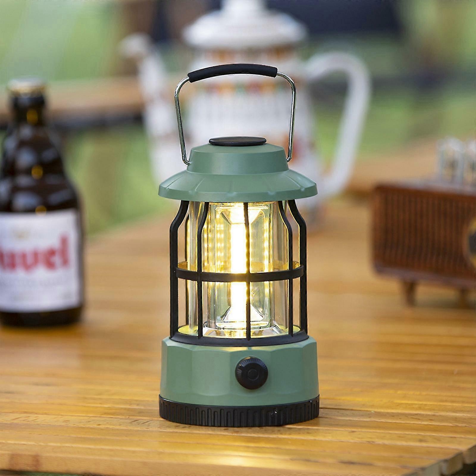 Mardi Gras 2024 Camping Lights Tent Camp Atmosphere Lights Retro Lighting Portable Rechargeable Portable Horse Lights