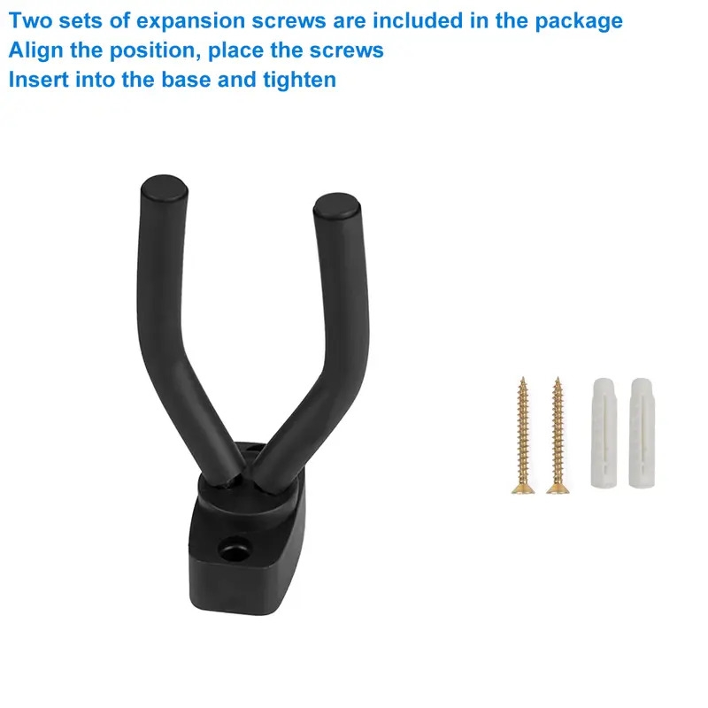 10 个吉他挂钩，适用于各种尺寸的吉他、低音吉他、曼陀林、班卓琴，可安装在墙上 商品详情 0