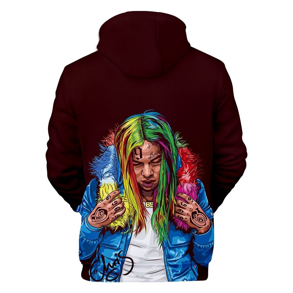 Shop Generic 2019 Rapper Tekashi69 6ix9ine Tekashi 69 3D Print Women ...