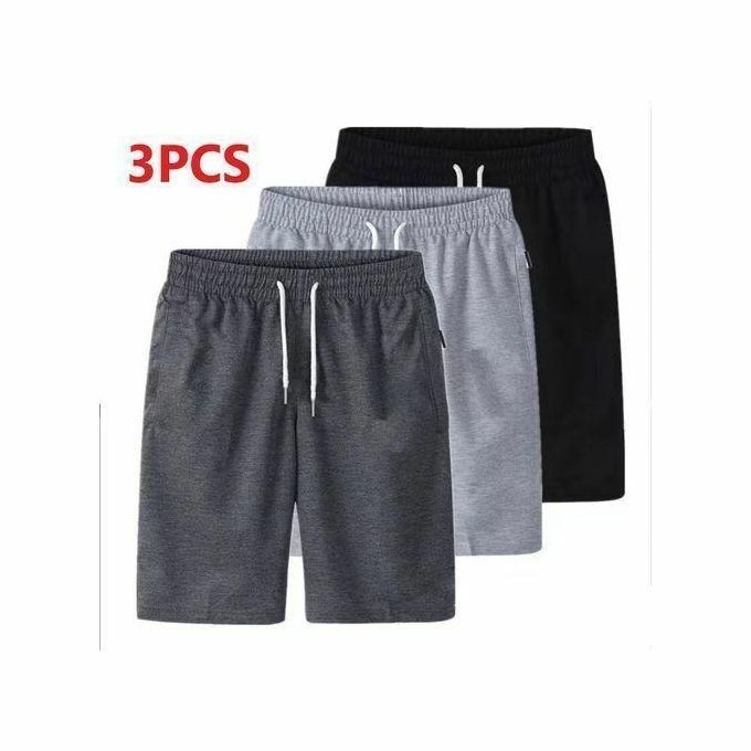 product_image_name-Fashion-3PCS Shorts Vêtements D'extérieur D'été Pour Hommes Pantalons Minces à Cinq Points Pantalons Décontractés Pour Hommes Pantalons De Sport Amples Pantalons De Plage Pour Hommes-1