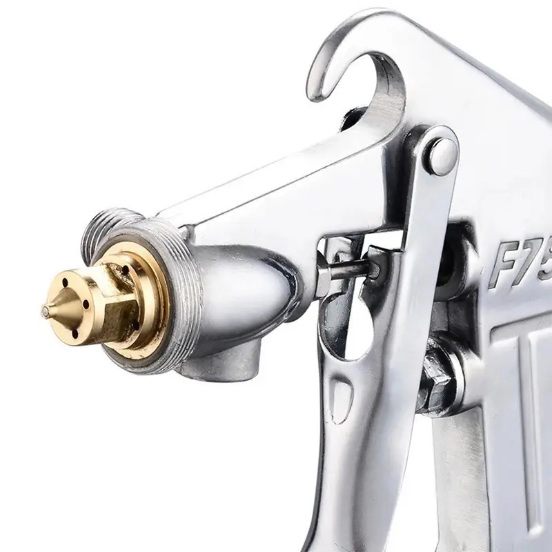 400ml spray gun professional pneumatic airbrush sprayer alloy painting atomizer tool with hopper for painting cars details 2