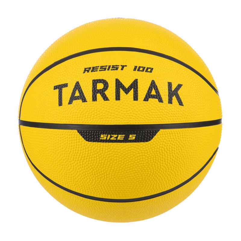 Beginners' Size 5 (Up to 10 Years Old) Basketball R100 - Yellow