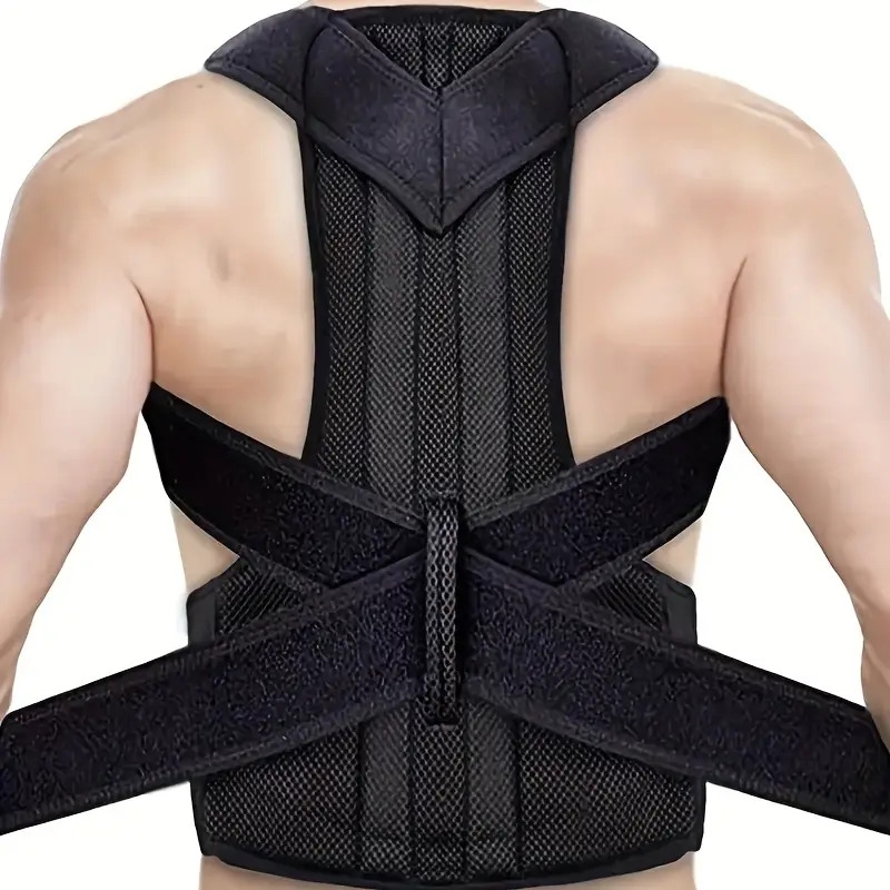 adjustable unisex posture corrector brace stop slouching and hunching improve back alignment and clavicle support hunchback correction belt 0