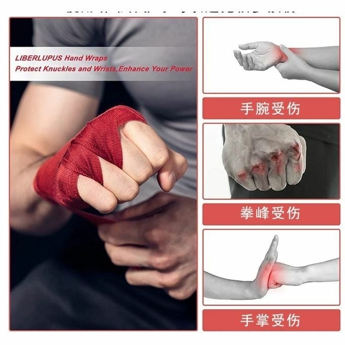 product_image_name-Generic-2pcs 3M Boxing Elastic Handwraps Sports Hands Protective-3