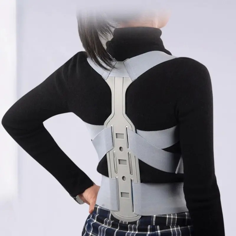 invisible chest posture corrector scoliosis back brace support therapy poor correction medical posture shoulder belt belt s l3a8 details 7