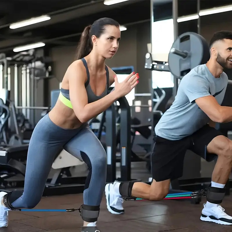 5pcs ankle   bands ankle bands for working out with cuffs   bands for leg butt training ankle straps with exercise bands details 2