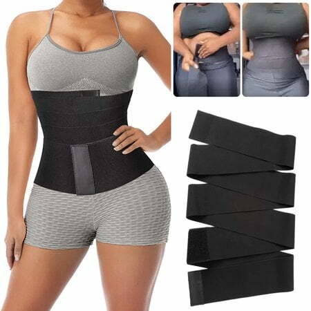 Waist Trainer Belt for Women Sport Body Shaper Sweat Belly Band Training Girdle,invisible Wrap Waist Trainer Tape By